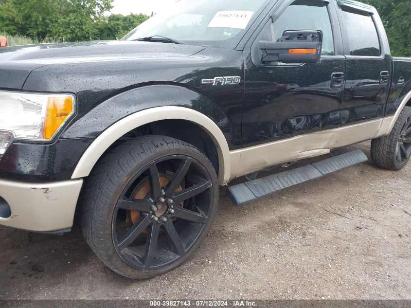 2010 Ford F-150 Lariat VIN: 1FTFW1EV6AKE41835 Lot: 39827143