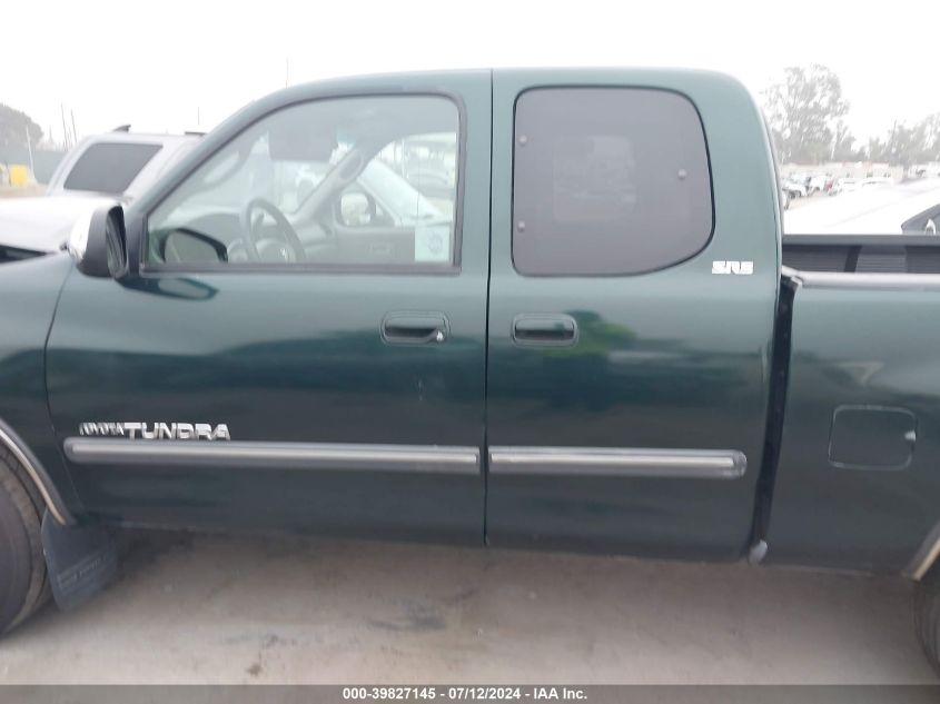 2004 Toyota Tundra Sr5 V8 VIN: 5TBRT34124S445516 Lot: 39827145