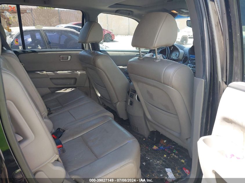 2013 Honda Pilot Ex-L VIN: 5FNYF4H57DB037515 Lot: 39827149