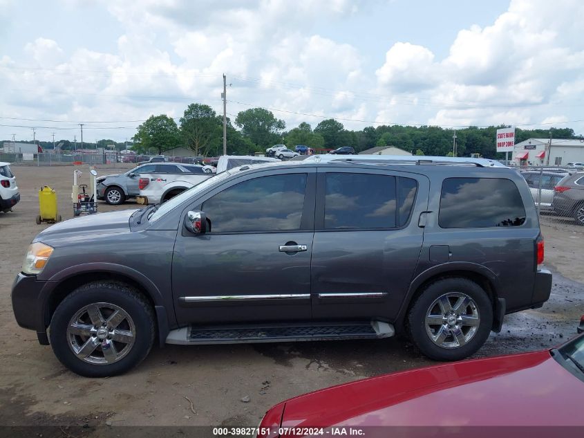 2012 Nissan Armada Platinum VIN: 5N1AA0NC6CN600626 Lot: 39827151