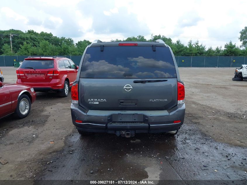 2012 Nissan Armada Platinum VIN: 5N1AA0NC6CN600626 Lot: 39827151