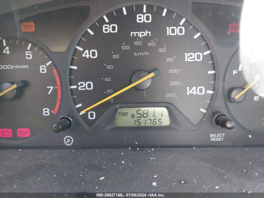 2001 Honda Accord 3.0 Ex VIN: 1HGCG16591A001243 Lot: 39827168