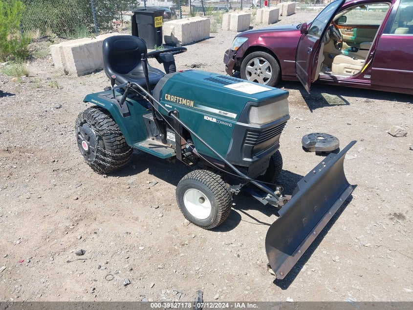 2015 SEARS CRAFTSMAN GARDEN TR KOHLER COMMAND 20.5 HP 46 INCH EZ MOWING DECK