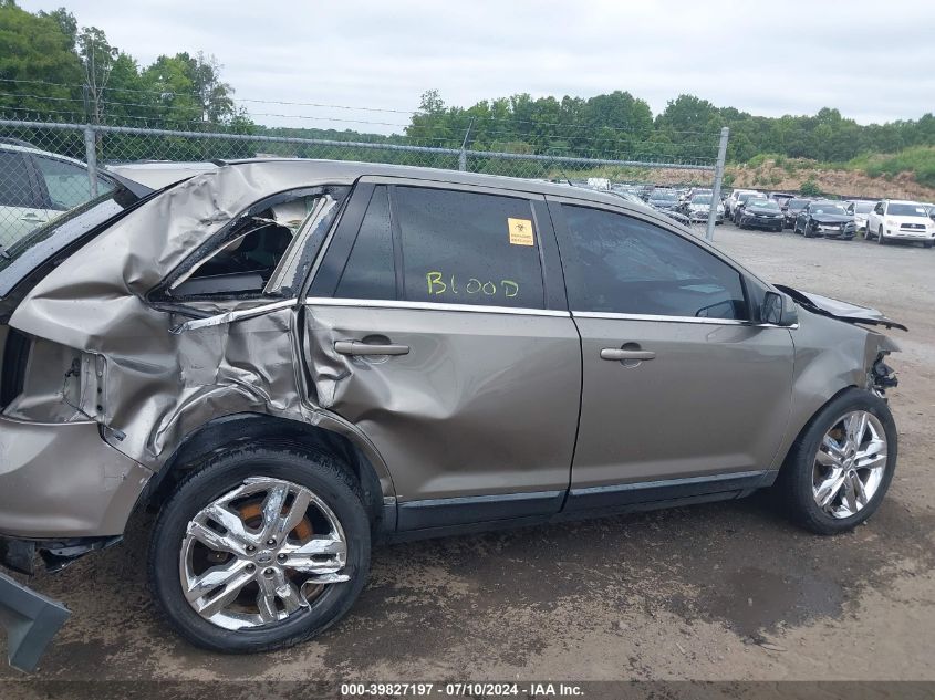 2013 Ford Edge Limited VIN: 2FMDK4KCXDBA28382 Lot: 39827197