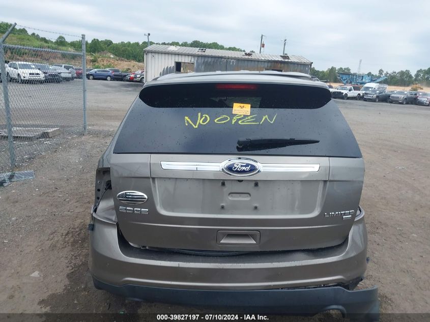 2013 Ford Edge Limited VIN: 2FMDK4KCXDBA28382 Lot: 39827197