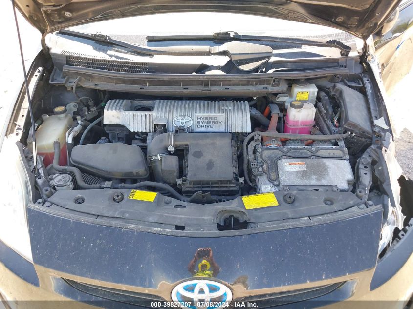 2011 Toyota Prius Two VIN: JTDKN3DU0B1408407 Lot: 39827207