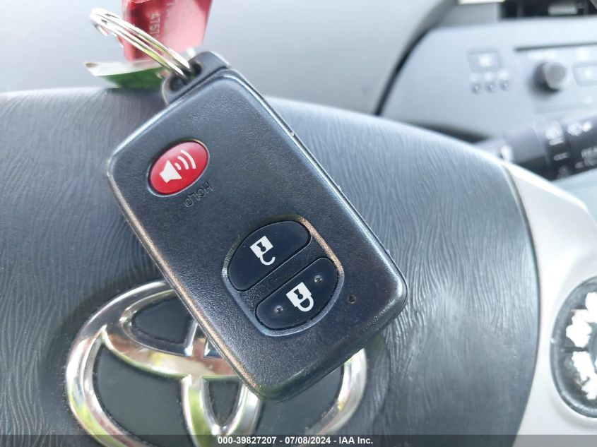 2011 Toyota Prius Two VIN: JTDKN3DU0B1408407 Lot: 39827207