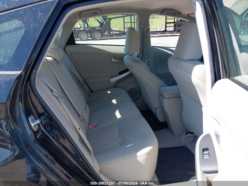 2011 Toyota Prius Two VIN: JTDKN3DU0B1408407 Lot: 39827207