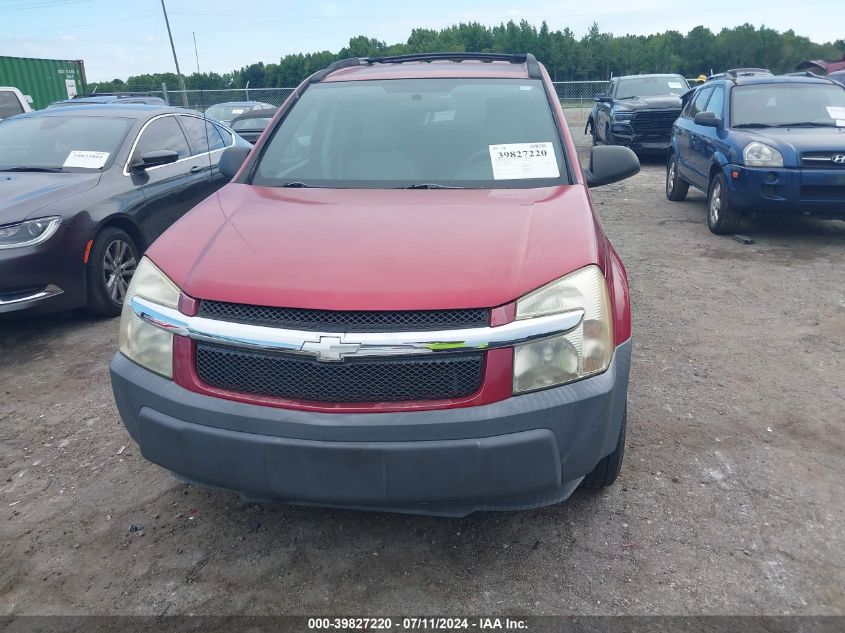 2005 Chevrolet Equinox Ls VIN: 2CNDL13F256200046 Lot: 39827220