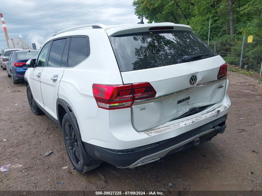 2019 Volkswagen Atlas 3.6L V6 Se W/Technology VIN: 1V2UR2CA2KC547701 Lot: 39827225