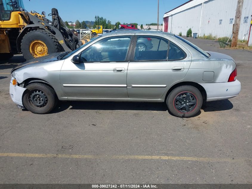 2002 Nissan Sentra Gxe VIN: 3N1CB51D52L621670 Lot: 39827242