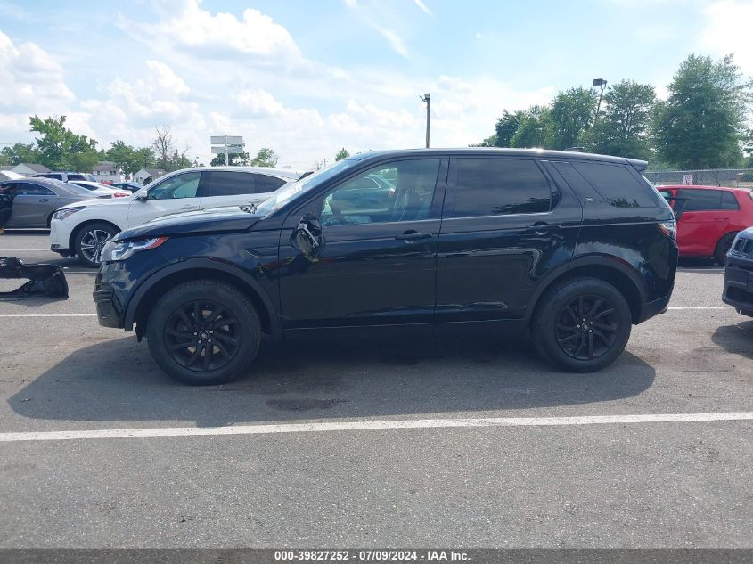 2019 Land Rover Discovery Sport Se VIN: SALCP2FX0KH784394 Lot: 39827252