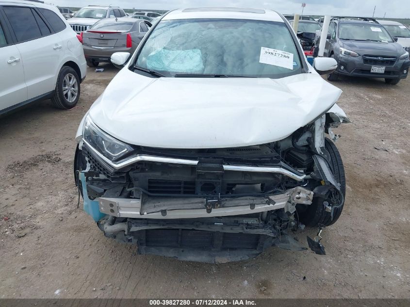 2020 Honda Cr-V 2Wd Ex VIN: 5J6RW1H54LA003780 Lot: 39827280