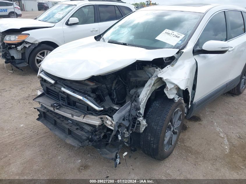 2020 Honda Cr-V 2Wd Ex VIN: 5J6RW1H54LA003780 Lot: 39827280