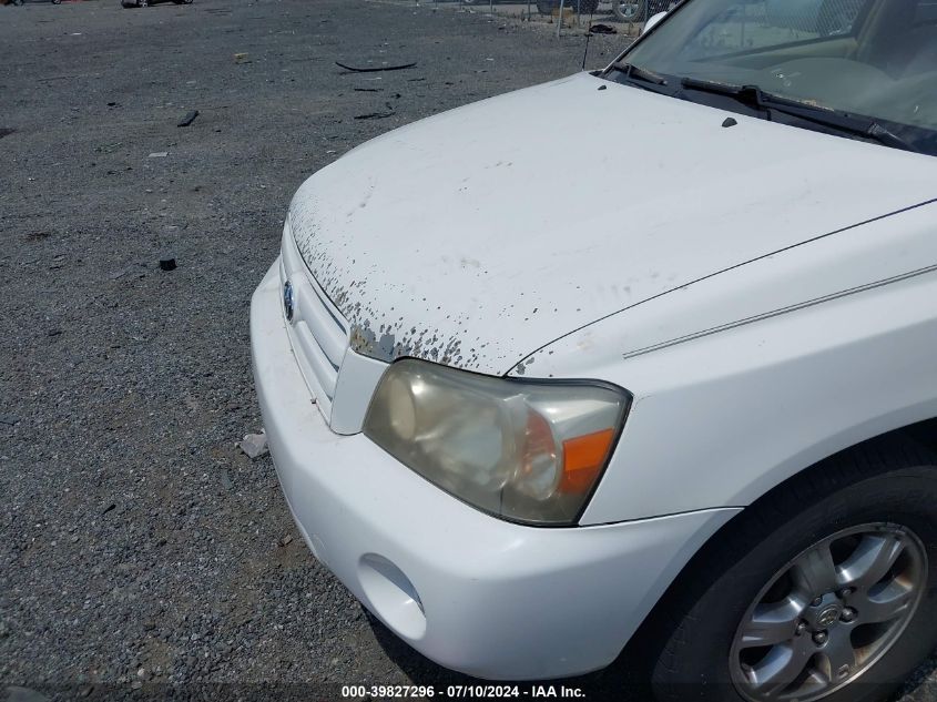 2007 Toyota Highlander V6 VIN: JTEDP21A570142138 Lot: 39827296