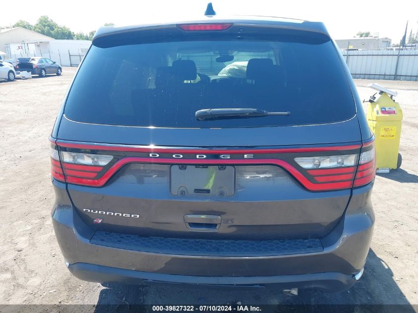 2018 Dodge Durango Sxt Awd VIN: 1C4RDJAG2JC359749 Lot: 39827322