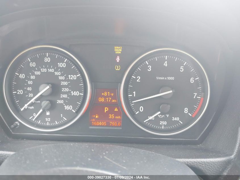 2010 BMW 335I xDrive VIN: WBAPL3C57AA408695 Lot: 39827330