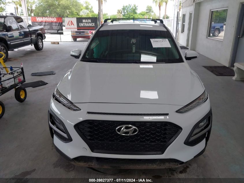 2021 Hyundai Kona Sel VIN: KM8K22AAXMU614831 Lot: 39827377