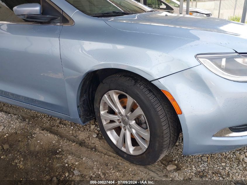 2015 Chrysler 200 Limited VIN: 1C3CCCAB1FN710076 Lot: 39827404