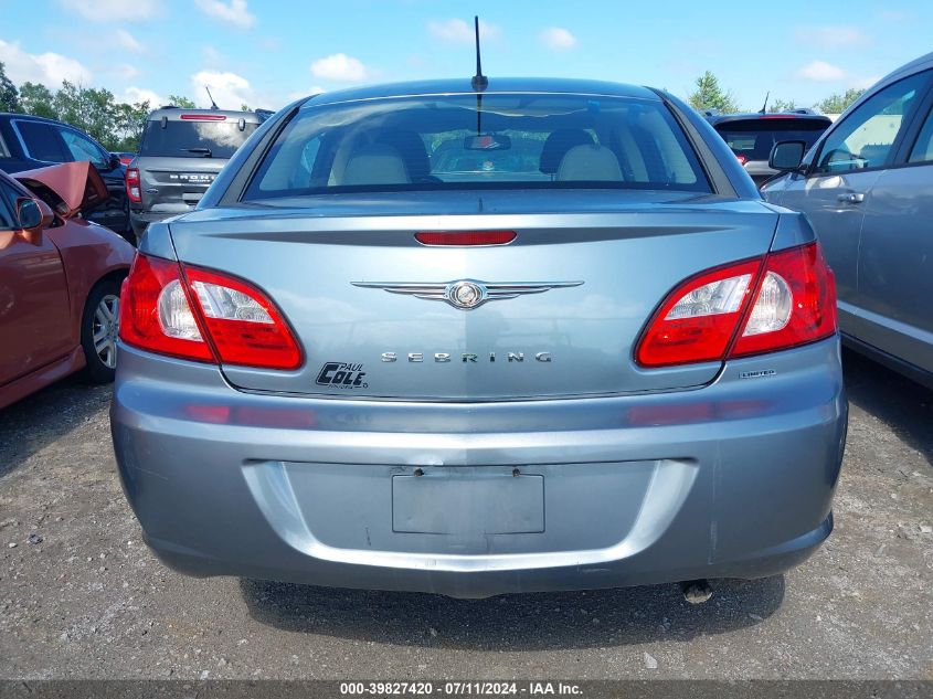 2008 Chrysler Sebring Limited VIN: 1C3LC66K48N162572 Lot: 39827420