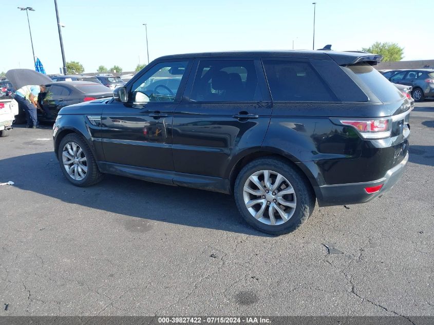 2016 Land Rover Range Rover Sport 3.0L V6 Turbocharged Diesel Hse Td6 VIN: SALWR2KF2GA100580 Lot: 39827422