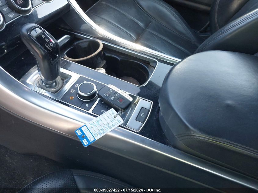 2016 Land Rover Range Rover Sport 3.0L V6 Turbocharged Diesel Hse Td6 VIN: SALWR2KF2GA100580 Lot: 39827422