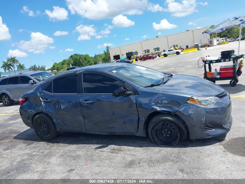 2019 Toyota Corolla Le VIN: 5YFBURHE1KP938602 Lot: 39827428