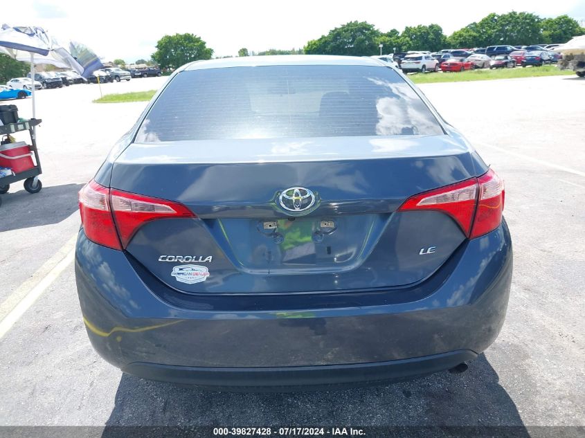 2019 Toyota Corolla Le VIN: 5YFBURHE1KP938602 Lot: 39827428