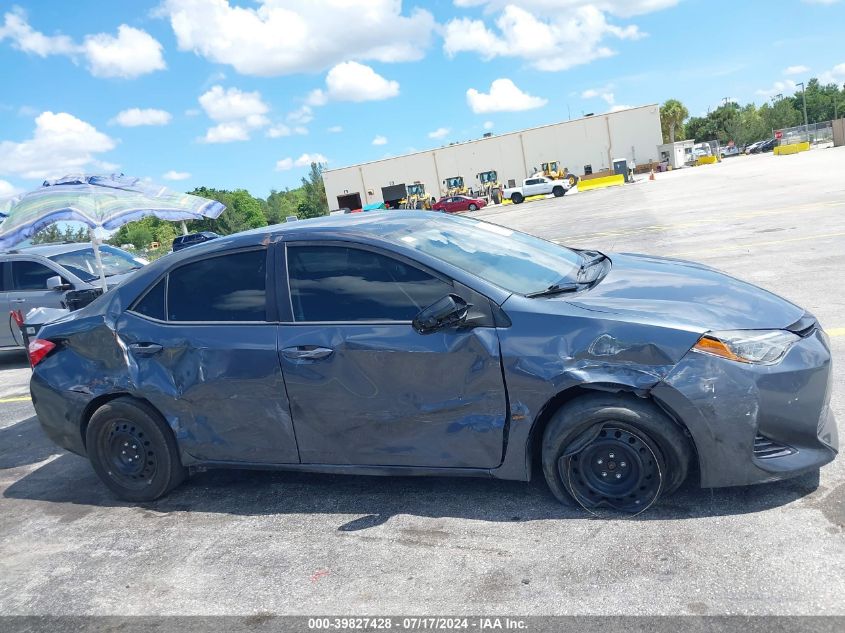 2019 Toyota Corolla Le VIN: 5YFBURHE1KP938602 Lot: 39827428