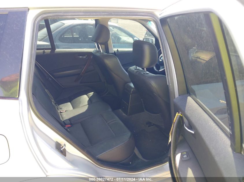 2006 BMW X3 3.0I VIN: WBXPA93436WG83743 Lot: 39827472