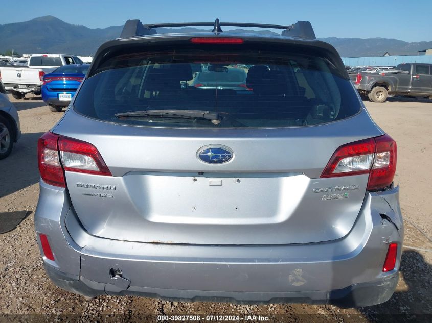 2016 Subaru Outback 2.5I Premium VIN: 4S4BSACC5G3243452 Lot: 39827508