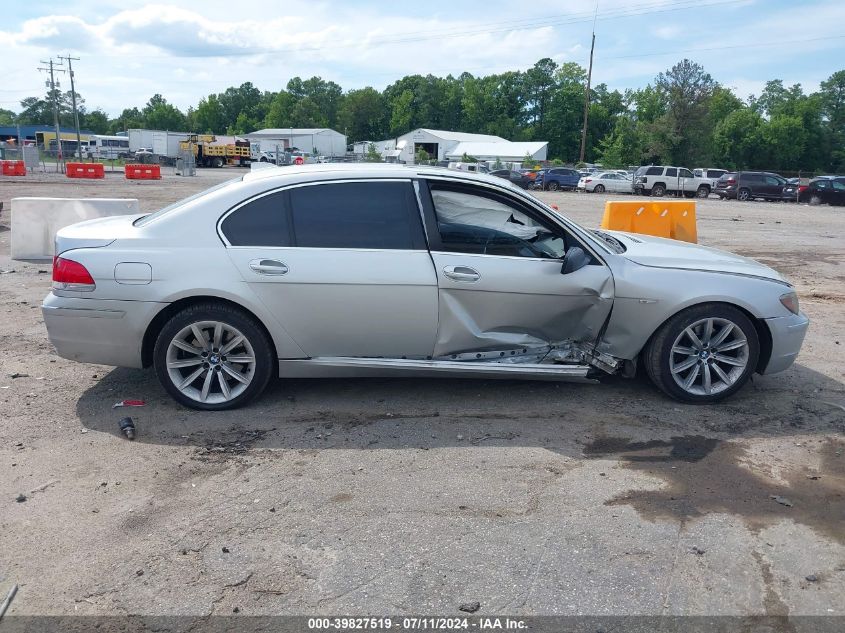 2008 BMW 750Li VIN: WBAHN835X8DT82324 Lot: 39827519