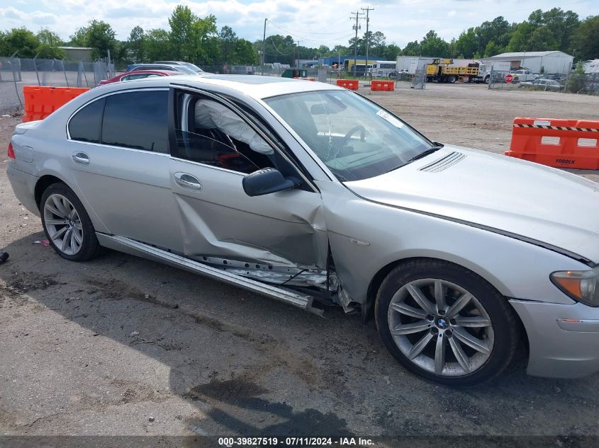 2008 BMW 750Li VIN: WBAHN835X8DT82324 Lot: 39827519