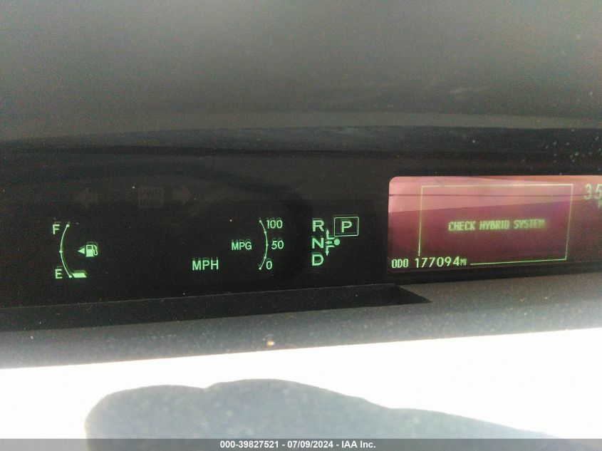 2010 Toyota Prius Iii VIN: JTDKN3DU2A0057777 Lot: 39827521