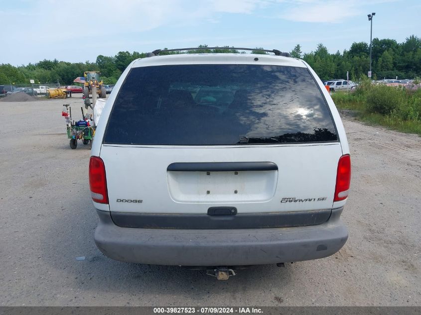 1998 Dodge Grand Caravan Se VIN: 2B4GP44G6WR542837 Lot: 39827523