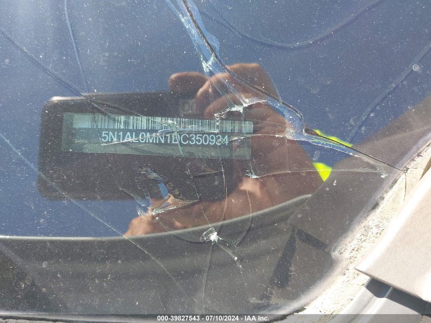 2013 INFINITI JX35 - 5N1AL0MN1DC350934