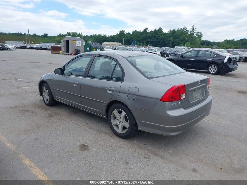 2HGES26755H601523 | 2005 HONDA CIVIC