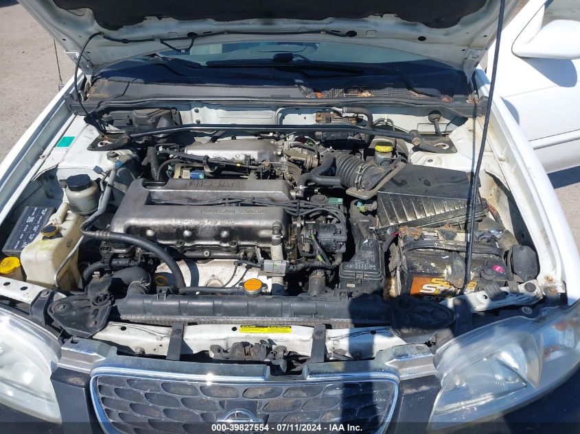 2001 Nissan Sentra Se VIN: 3N1BB51D81L123022 Lot: 39827554