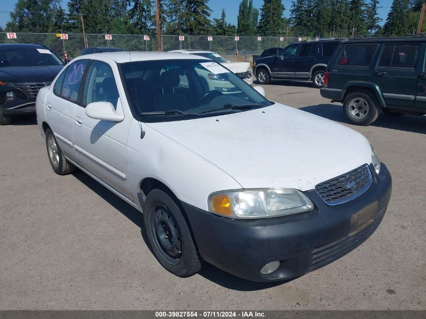 2001 Nissan Sentra Se VIN: 3N1BB51D81L123022 Lot: 39827554