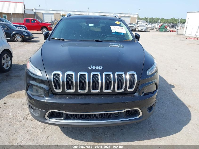 2014 Jeep Cherokee Limited VIN: 1C4PJMDS7EW209996 Lot: 39827582