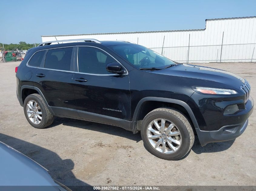 2014 Jeep Cherokee Limited VIN: 1C4PJMDS7EW209996 Lot: 39827582