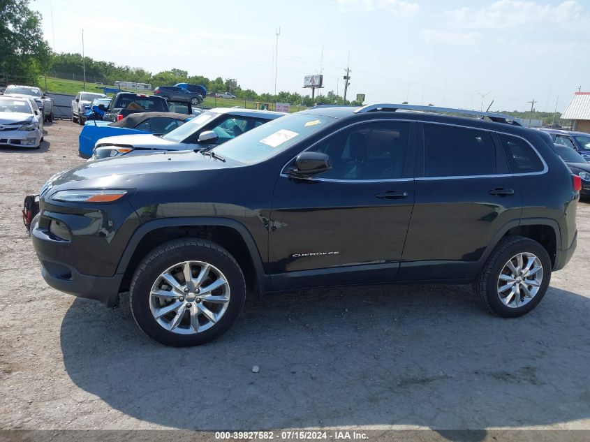2014 Jeep Cherokee Limited VIN: 1C4PJMDS7EW209996 Lot: 39827582