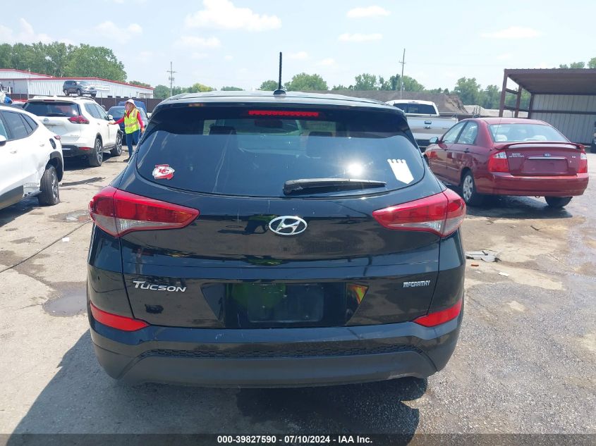 2016 Hyundai Tucson Se VIN: KM8J23A47GU042343 Lot: 39827590