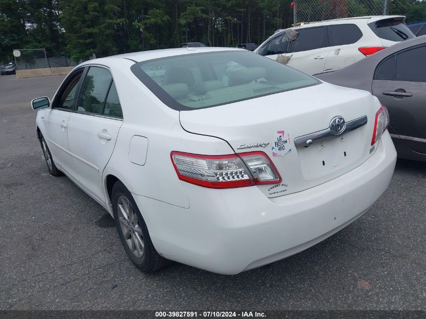 4T1BB3EK0AU115783 | 2010 TOYOTA CAMRY HYBRID