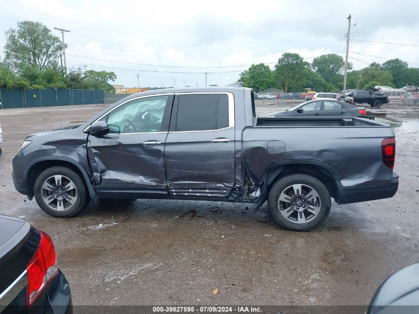 2019 Honda Ridgeline Rtl-E VIN: 5FPYK3F79KB017118 Lot: 39827595