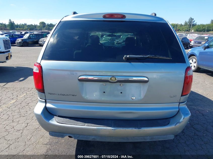 2005 Chrysler Town & Country Lx VIN: 2C4GP44R55R558756 Lot: 39827601