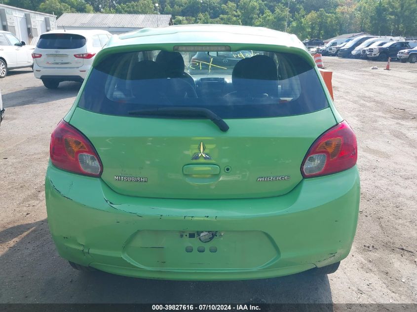 2014 Mitsubishi Mirage Es VIN: ML32A4HJ0EH025597 Lot: 39827616