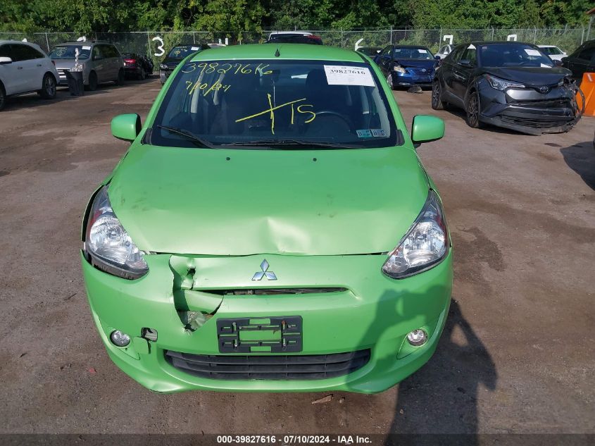 2014 Mitsubishi Mirage Es VIN: ML32A4HJ0EH025597 Lot: 39827616