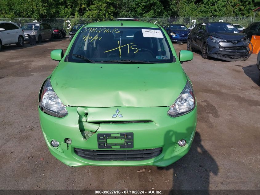 2014 Mitsubishi Mirage Es VIN: ML32A4HJ0EH025597 Lot: 39827616