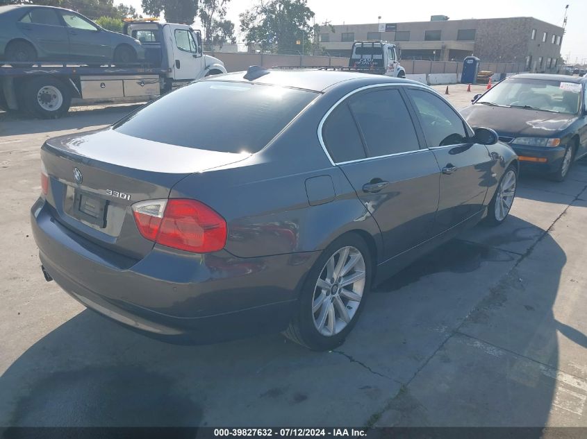 2006 BMW 330I VIN: WBAVB33546KR77483 Lot: 39827632